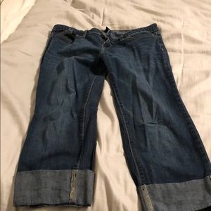 Gap cropped jeans